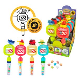 Transportation Shake Tube Toy With Star Tablet Candy