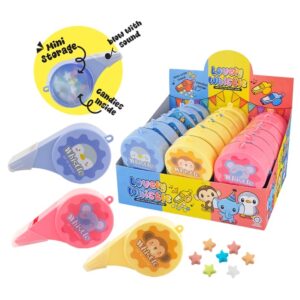 WHISTLE TOY WITH STAR TABLE CANDY