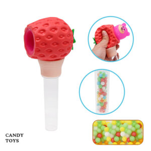 Hot Sale New OEM Strawberry Bear Squeeze Candy Toy